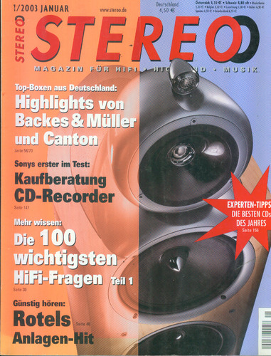 Stereo 2003 100 - 2003/01, (100