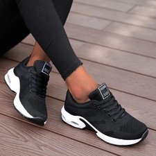Damen Freizeitschuhe Mesh Schuhe Atmungsaktiv ﻿Laufschuhe Sneaker Sportschuhe