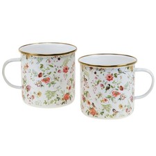 Pflanztasse emaille blumentopf - pflanztasse,