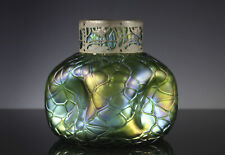 Böhmische Jugendstil Vase irisiert 1900 Kralik Pallme König Art Nouveau Böhmen