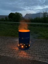 Feuertonne aus altem - , stahlfass