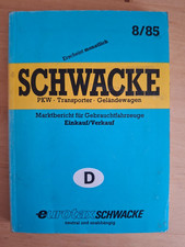 Schwacke Liste PKW Transporter