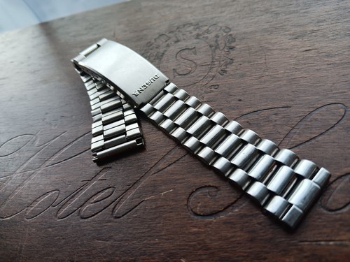Dugena 18mm vintage stahl - stahl, band