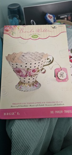 Sizzix stanzschablone tea cup - stanzschablone, tea-cup