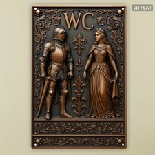 Blechschild Ritter u