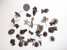 Konvolut alte Kerzenhalter Christbaumschmuck Zwicker Antik Metall 