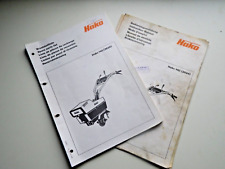 Ersatzteilliste Bedienungsanleitung Hakorette 140 (3624) Original Hausdruckerei