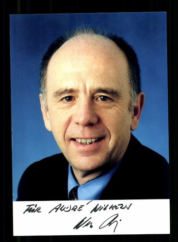 Walter riester autogrammkarte - walter,