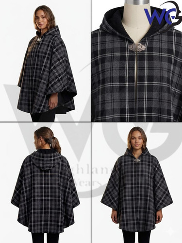 Scottish highland tartan - highland, cape
