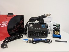 Heißluftlötstation Lötstation Preciva 992D+ Profi 2 in 1 Feinarbeiten m. Zubehör