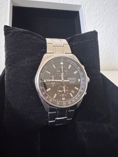 Seiko chronograph stainless - chronograph,