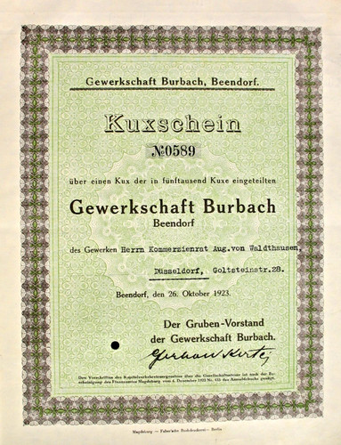 Gew burbach beendorf - burbach,