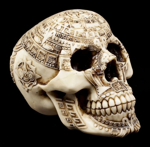 Totenkopf azteken schädel - -,