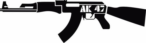 Kalaschnikow ak47 aufkleber - kalaschnikow,