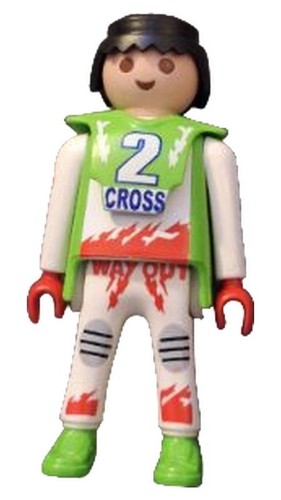 Playmobil figur motocross - playmobil,