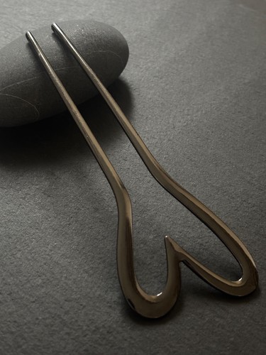 Elegante haarnadel anthrazit - haarnadel,
