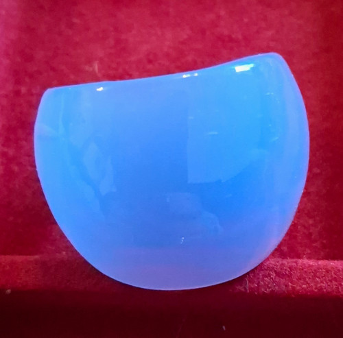 Ring acryl blau - acryl, breit