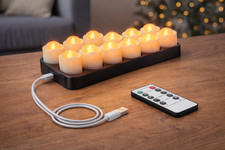 Led teelichter 12er set - led,