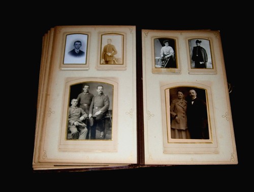 Antikes fotoalbum - antikes,