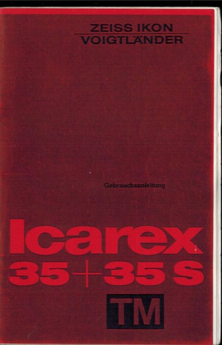 Icarex 35s zeiss - icarex, ikon