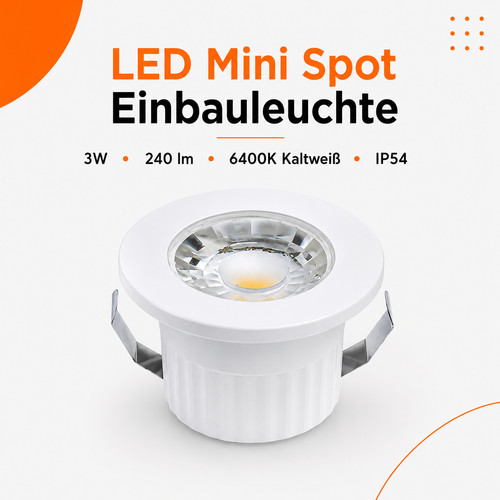 Led einbauspot minispot watt - minispot, 3
