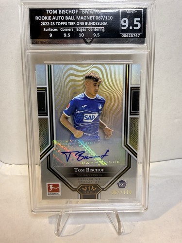 Tom bischof rookie auto ball - tom,