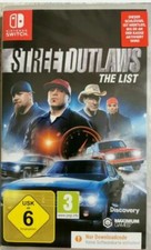 NEU Nintendo Switch Game STREET OUTLAWS THE LIST Download Spiel Code in Hülle