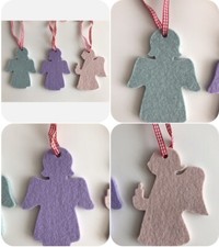 3’er Set Filz Filzanhänger