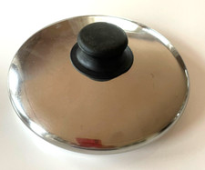 Kochtopfdeckel, 16 cm Auflagedurchmesser, silber mit Kunststoffknauff