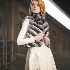 Frauen Echt Rex Kaninchen Pelz