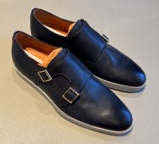 Santoni glattleder loafer - glattleder,