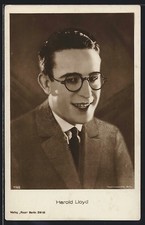 Ansichtskarte Schauspieler Harold Lloyd lächelt freundlich 