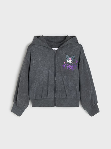 Kuromi mädchen sweatshirt - kuromi,
