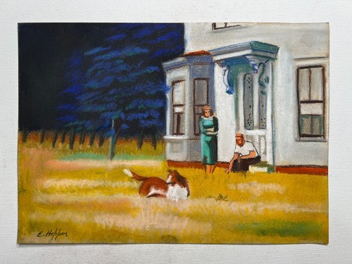 Edward hopper zeichnung auf - hopper,