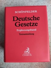 Deutsche Gesetze, Schönfelder Ergänzungsband 