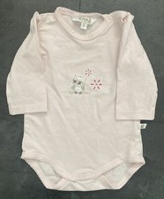 Süßer KANZ Baby Kinder Body Gr.56 1M Rose’ Kleinkind Strampler Rosa Eule