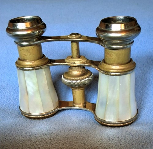 Opernglas perlmutt messing - -,