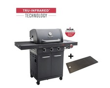 Gasgrill Char-Broil Professional Power Edition 3 Brenner matt schwarz inkl. Abla