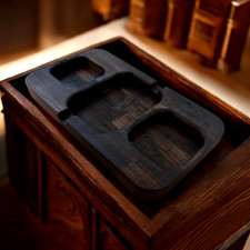 Zigarren Aschenbecher Walnuss