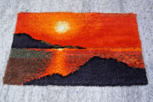 60er teppich wandteppich wall - 60er,
