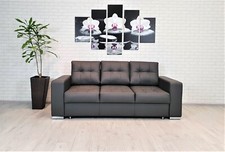 Echtleder 3 er Sofa 205 cm mit