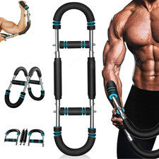 Twister Armtrainer Brusttraining, Power Twister Bar, Muskelaufbau 3 Stufen Neu