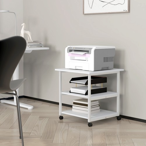 Homcom druckertisch mit - druckertisch,