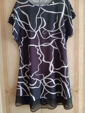Neu!!! Damen Kleid " Schwarz-Weiß " Gr. L.