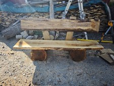 Massivholzbank zu 100% aus