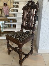 Tafel-Stuhl/Holz/Gründerzeit