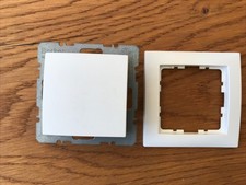 Berker S.1 B.1 B.3 B.7 Schalter mit Wippe Und Rahmen in polarweiß matt