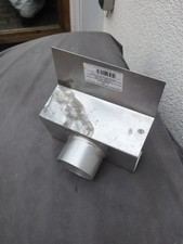 Sarei Piccolo Rinnenstutzen für Kastenrinne eckig Natur NW 70 mm / 60 mm