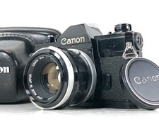 [ EXC + 3 Lesen ] Canon Ftb Ql 35mm SLR Film Kamera Schwarz + Fl 50mm F/1.8 Mf