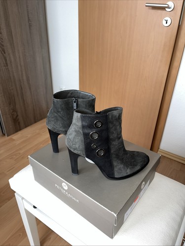 Schicke stiefelette grau - schicke,